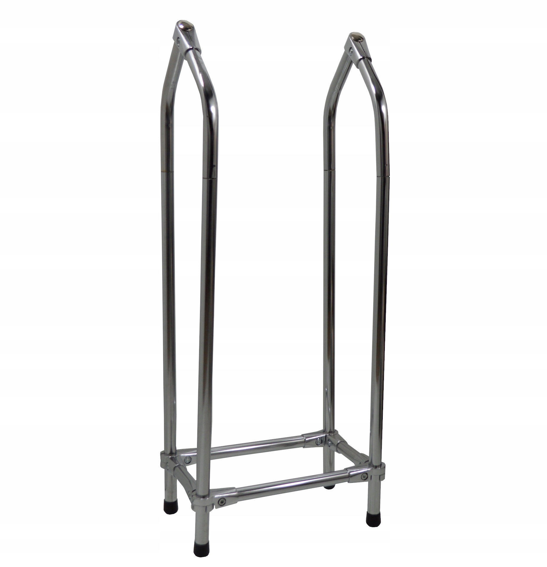 STOJAK NA WIESZAKI UBRANIOWE CHROM RURA ORGANIZER DO WIESZAKÓW PODAJNIK