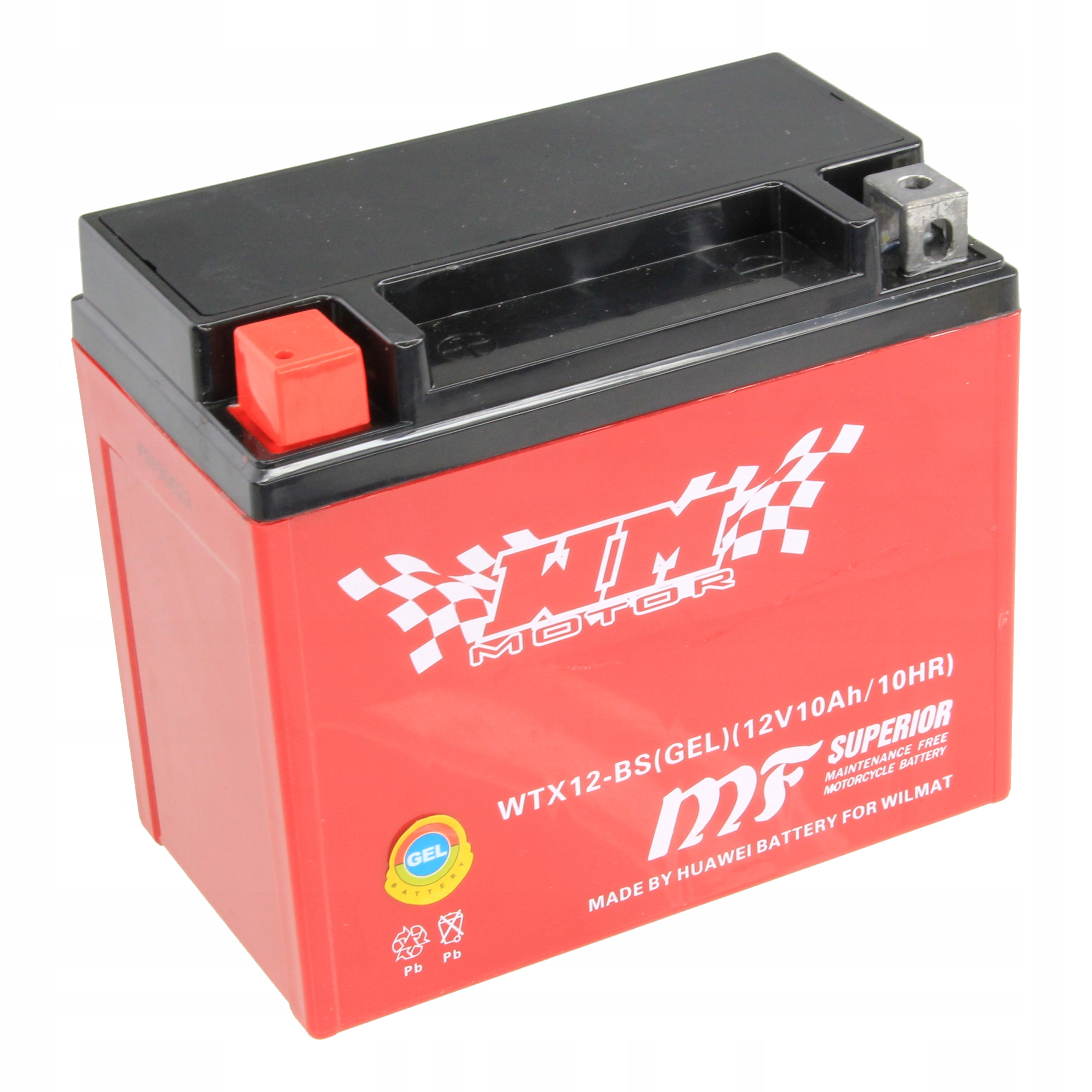 Battery WTX12-BS / YTX12-BS 12V 10Ah