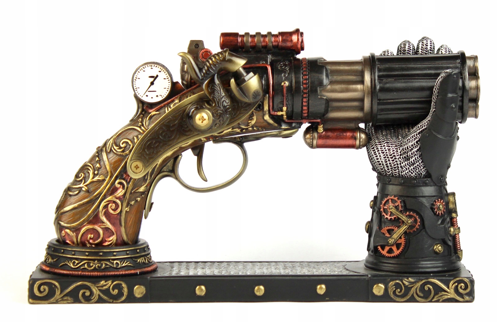 Pistolet Rewolwer replika Steampunk