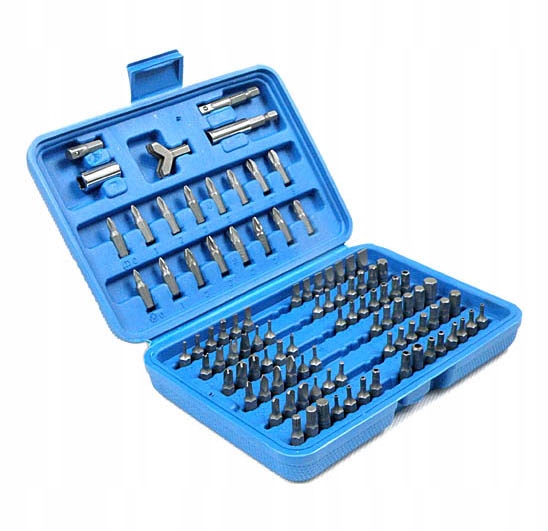 Końcówki Bity Hex Torx Do Wkrętarki 100 Elementów Wiertarki Ph Th Pz Sl