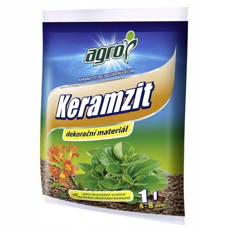 

Keramzyt Ogrodniczy Drenaż Hydroponika 4-8 MM 1 L