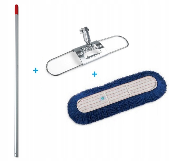 

Tts 60cm na Sucho Dust Stelaż metalowy + mop + kij