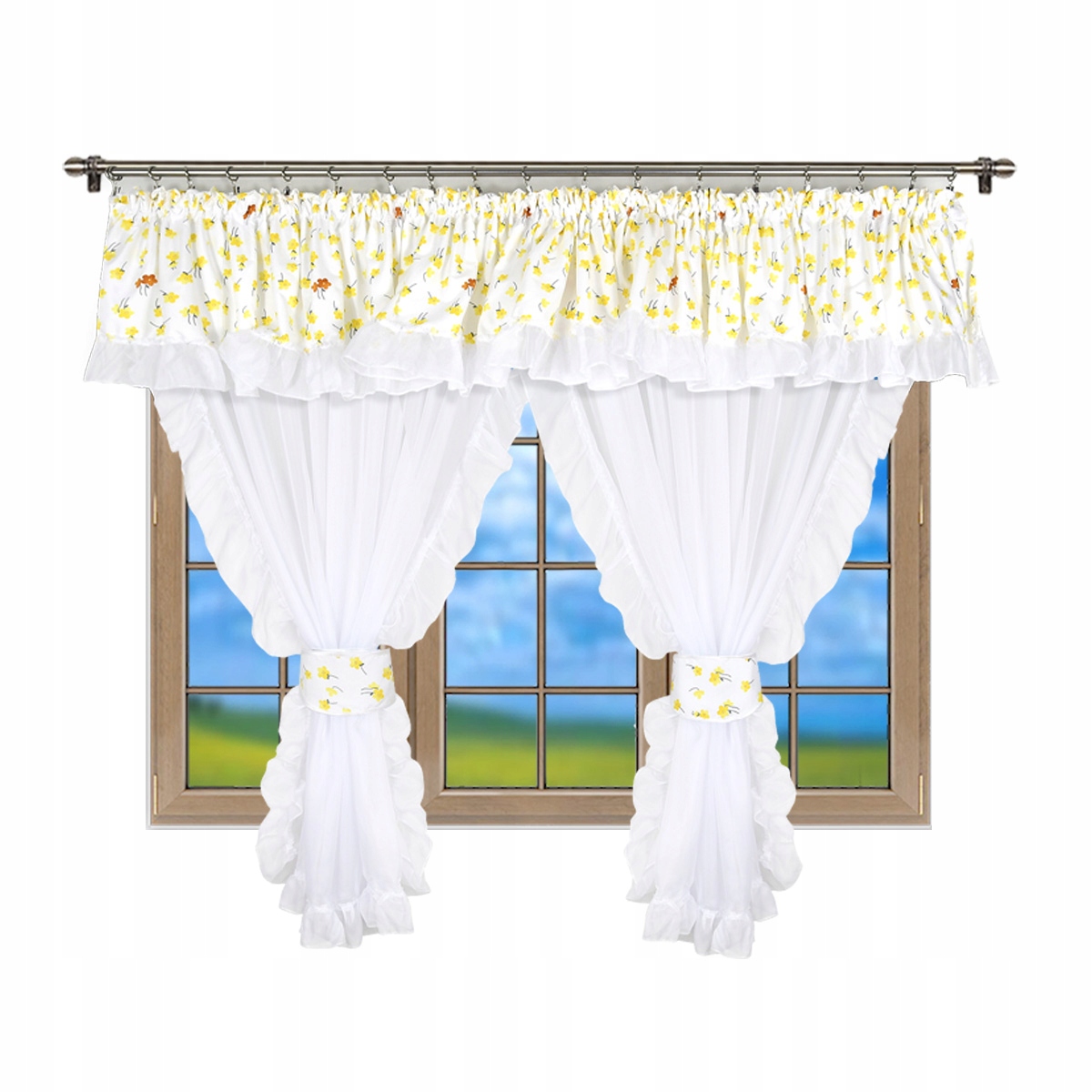 Klasická voálová záclona 400 cm x 150 cm