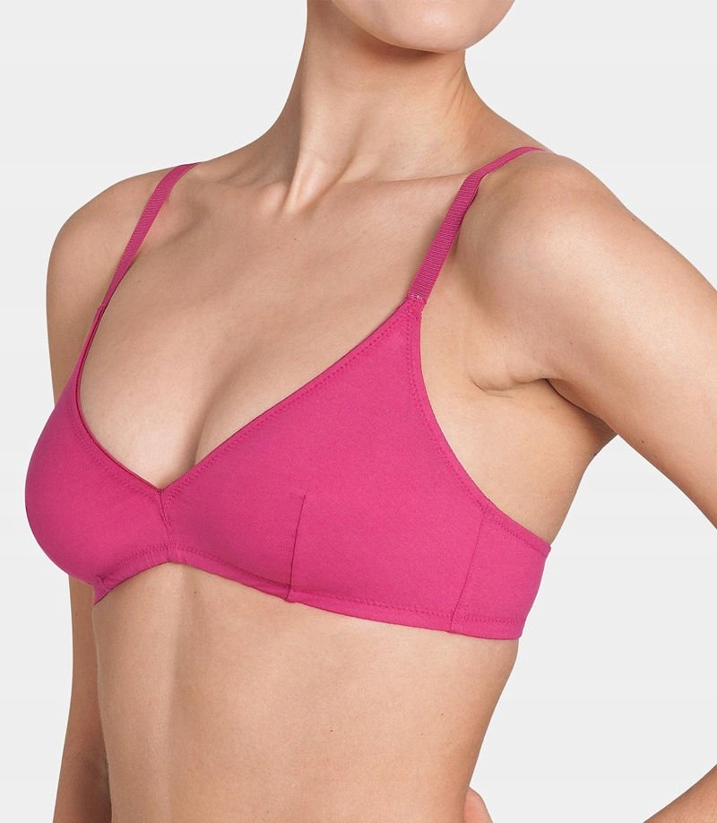 SLOGGI EVERNEW N biustonosz miękki BAWEŁNA RÓŻ 70B Rozmiar 70B