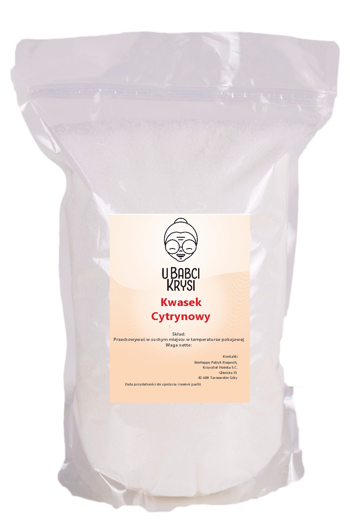 

Kwas Kwasek Cytrynowy Spożywczy E330 1kg Jakość
