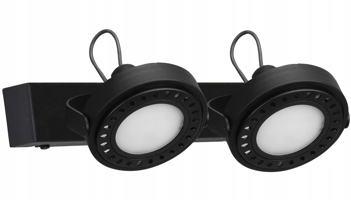 NOWOCZESNY REFLEKTOR SUFITOWY LED LAMPA OPRAWA Kolor czarny