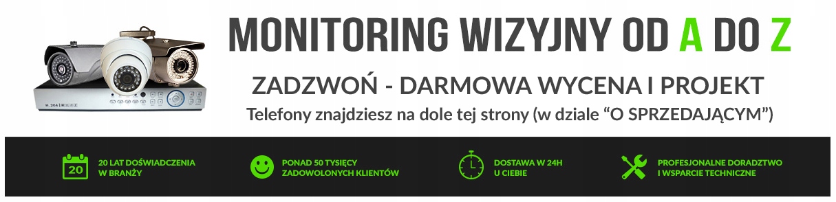 MINI zewnetrzna KAMERA 4 w 1 ahd PODCZERWIEN HD Model AHD6015white