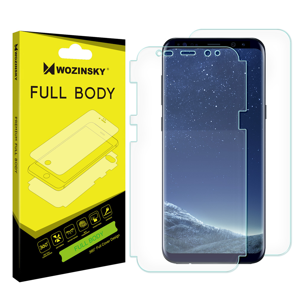 

2xFOLIA Na Cały Ekran + Tył na Samsung Galaxy A8