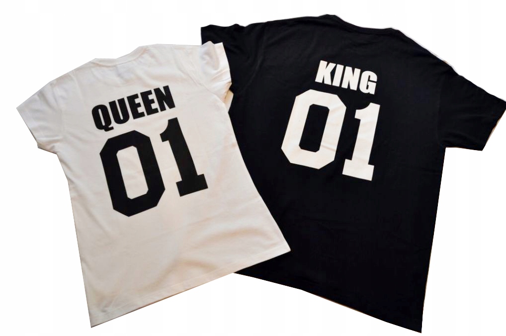 

Koszulka Queen King komplet 2 szt Sitodruk t-shirt
