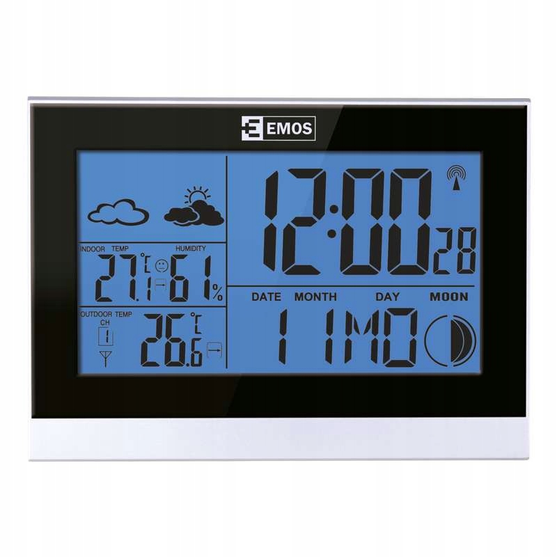 Bezprzewodowa Stacja METEO E3070 termometr zegar EAN (GTIN) 8592920010785
