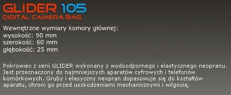 TORBA POKROWIEC SAFEPAQ GILDER 105 /OLSZTYN Kod producenta 105