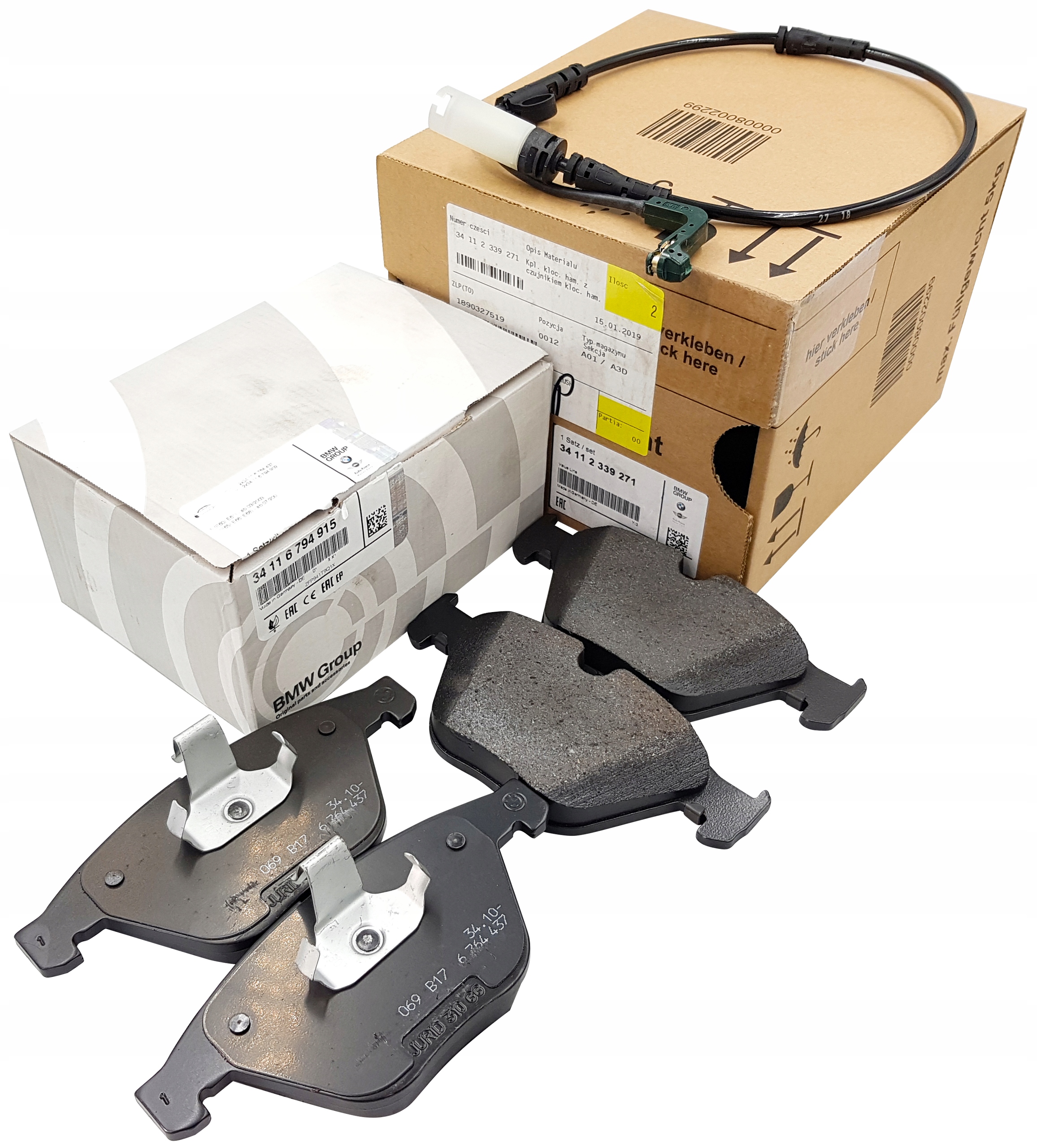 

Oe Bmw Klocki Z Czujnikiem Przód Bmw 5 E60 E61