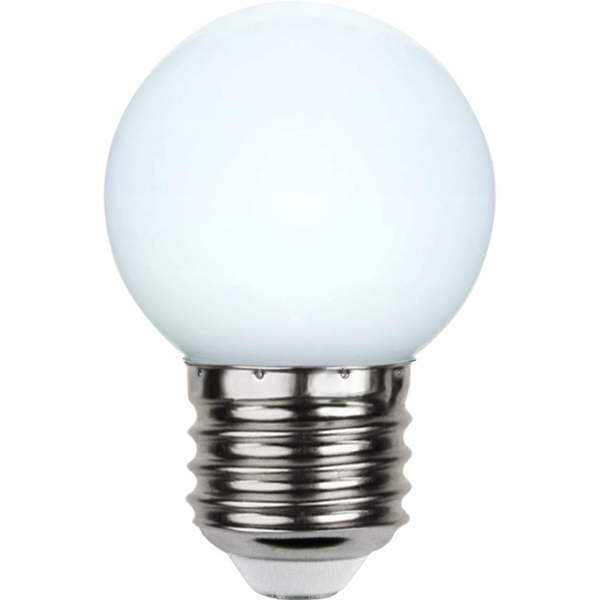 

Szwedzka żarówka Led girlandy G45 1W E27 B.Zimna