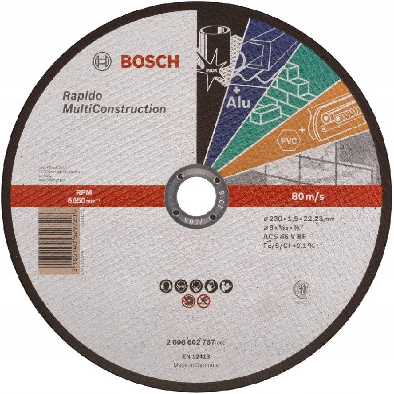

Bosch Tarcza Tnąca 230x1,9mm Jedna Do Wszystkiego
