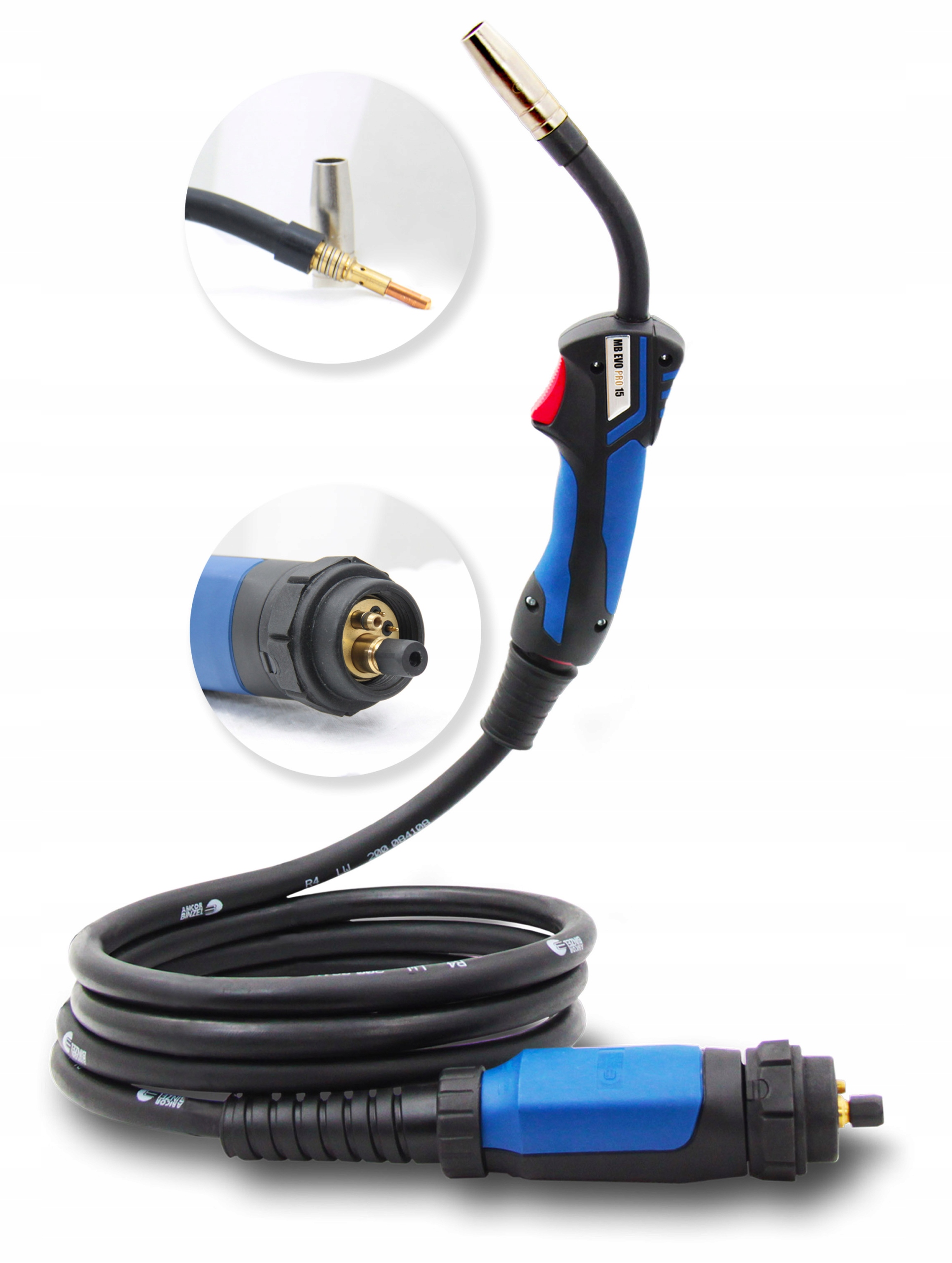 

Uchwyt spawalniczy Abicor Binzel Mb 15 Evo Pro 4m