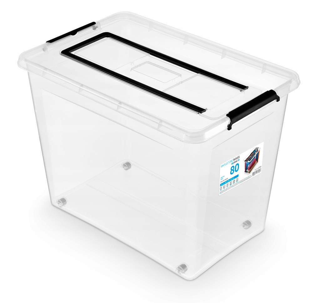 

Pojemnik do przechowywania 80L SimpleBox z kółkami