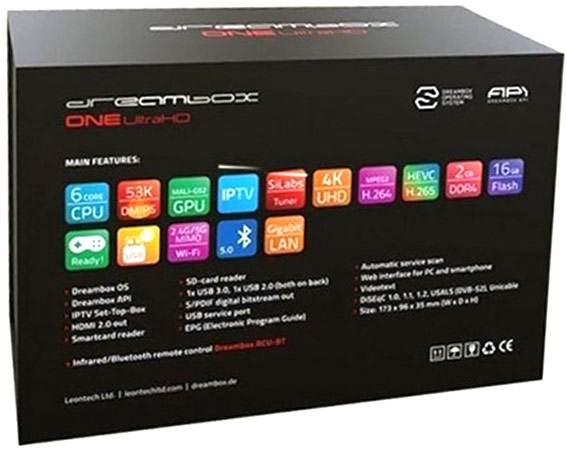 Dreambox ONE COMBO UltraHD Dysk tak