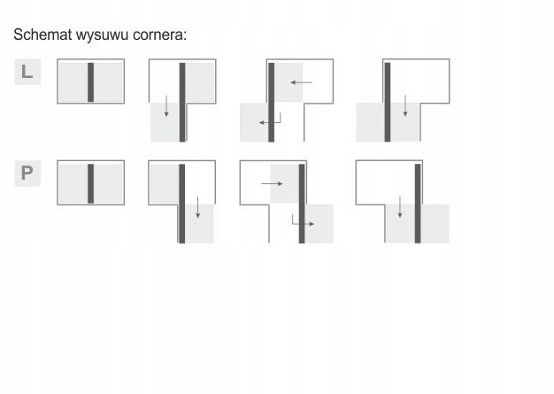 KOSZ CARGO MAGIC CORNER CLASSIC 1000 CHROM REJS Szerokość mebla 100 cm