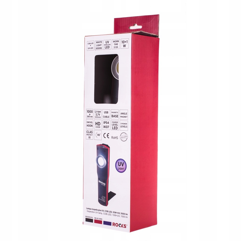 Inspection lamp for checking tightness