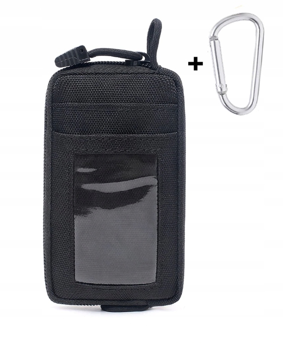 SASZETKA BIODRÓWKA CZARNY PORTFEL ETUI FUTERAŁ