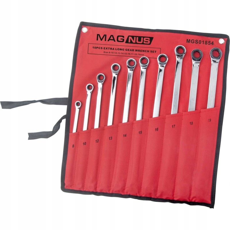 KLUCZE OCZKOWE 8 19 DLUGIE GRZECHOTKA DO NAPINACZY