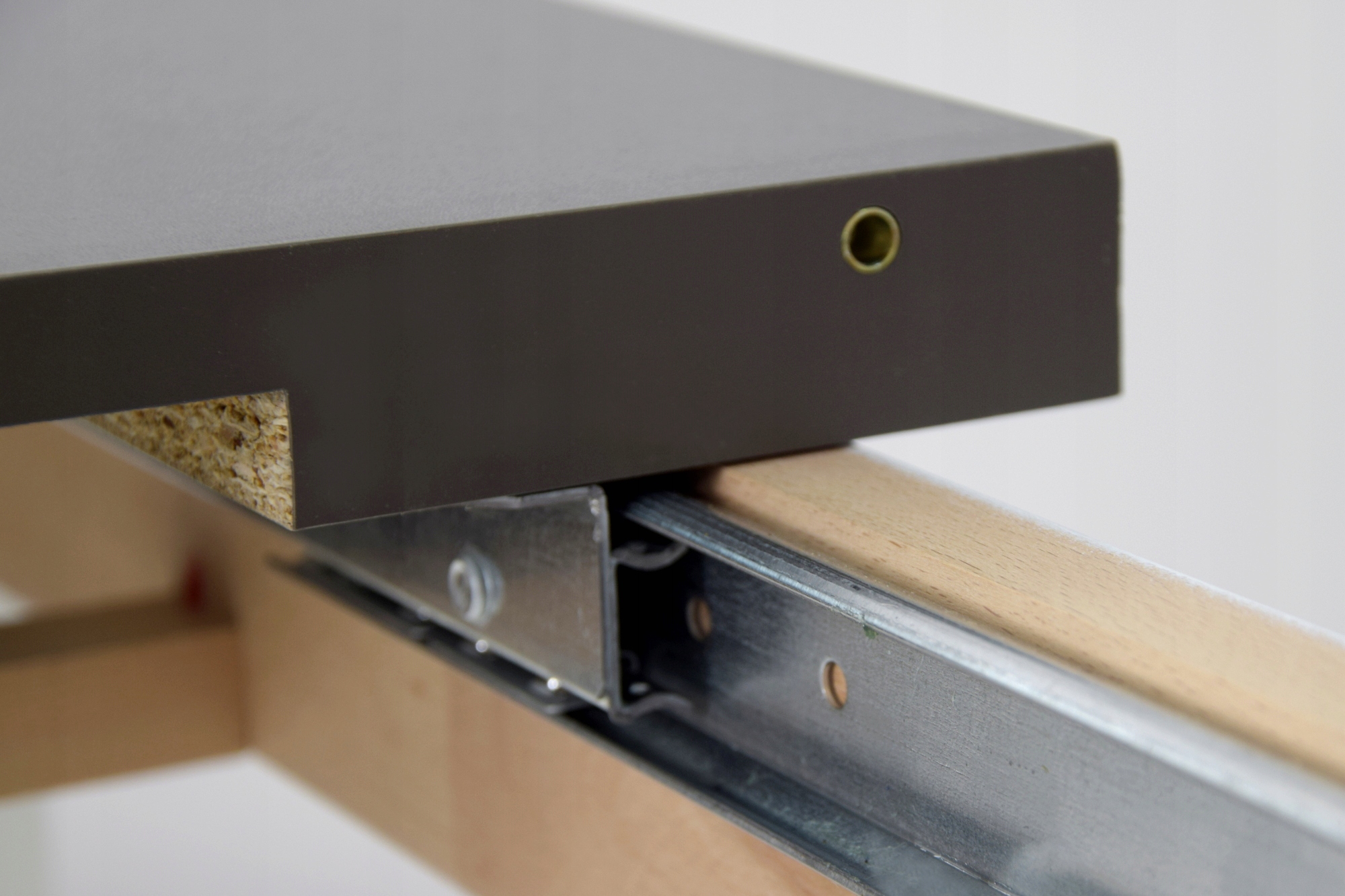 Stół rozkładany kuchenny i 4 krzesła DREWNIANE Kolor blatu grafit