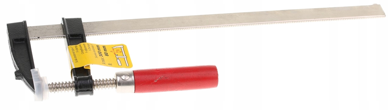 ZACISK STOLARSKI F 80 x 300 mm ZACISK MEBLOWY