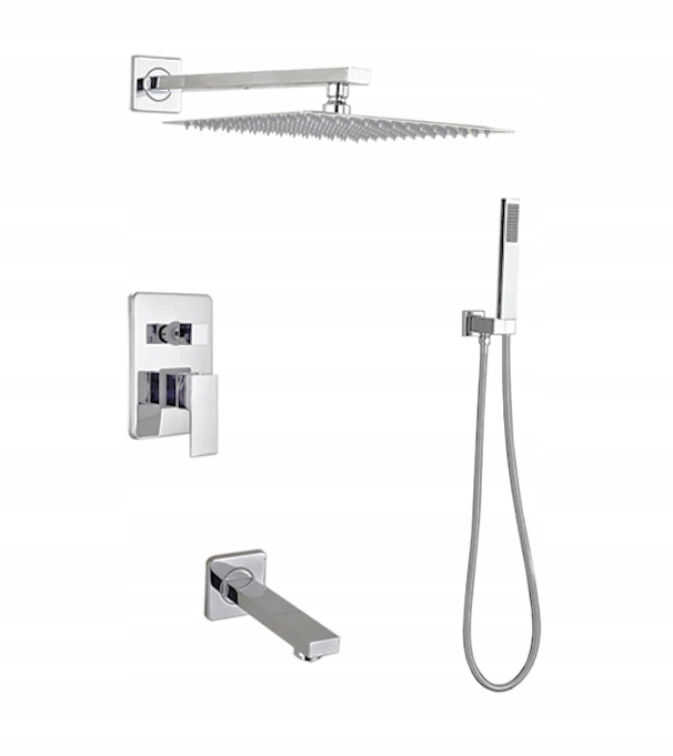 Podomietkový Sprchový Set S Chrómovým Výtokom