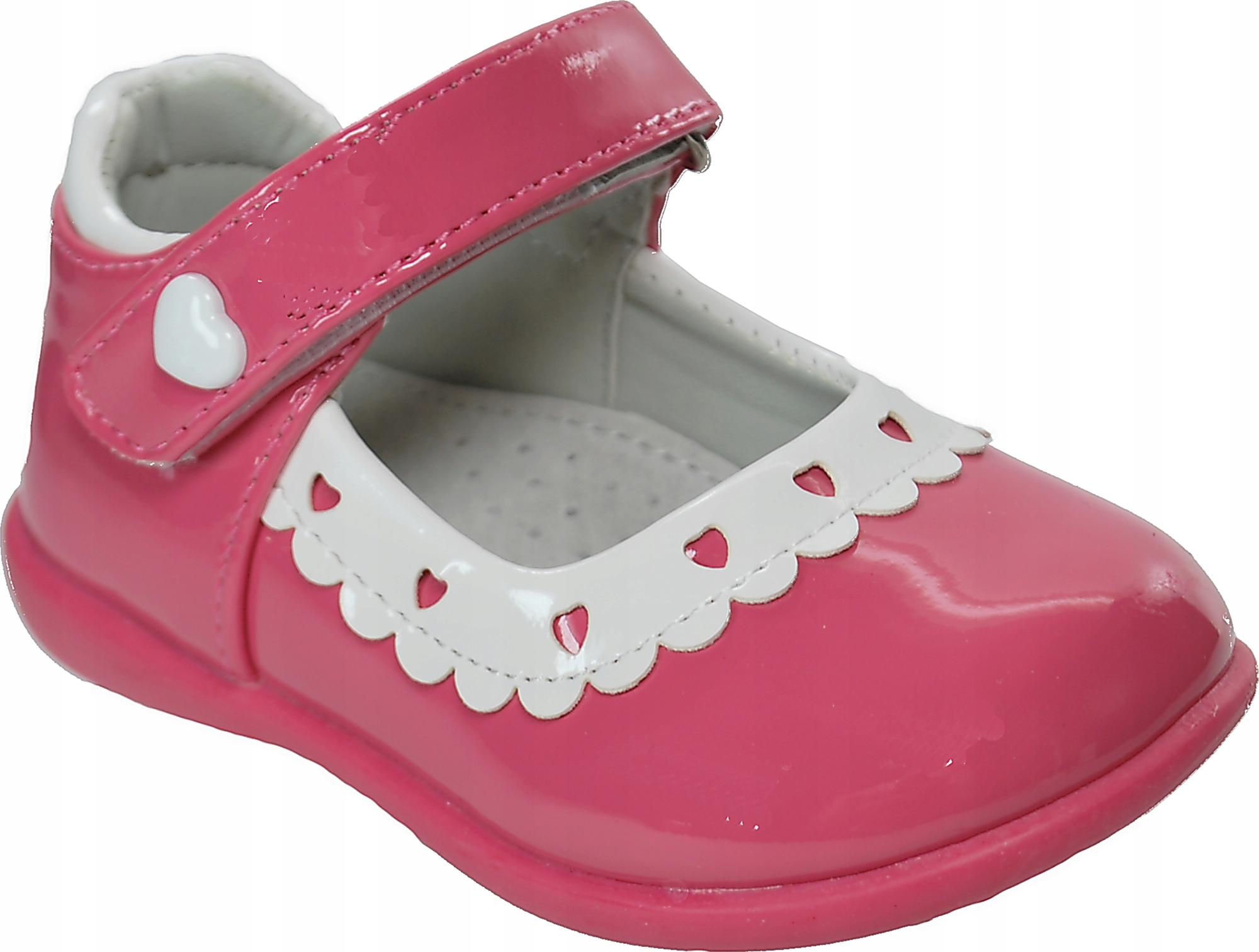 

Różowe Śliczne Balerinki wkładka profil skóra r 22