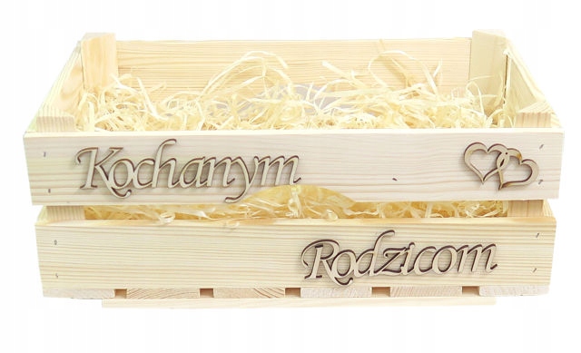 

Skrzynka Kochanym Rodzicom na prezent ślub AA14
