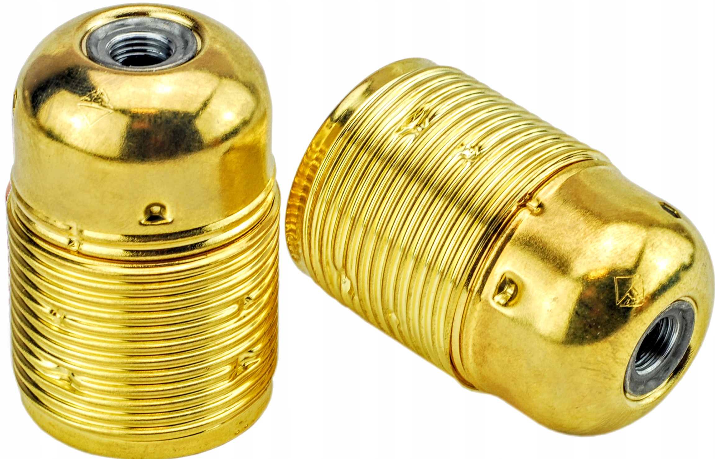

oprawka e27 metalowa złota lampa pająk edison lof
