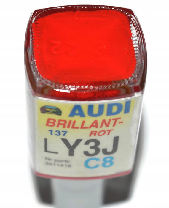 

Audi LY3J Brillant Rot Lakier Zaprawka Do Rys Ara