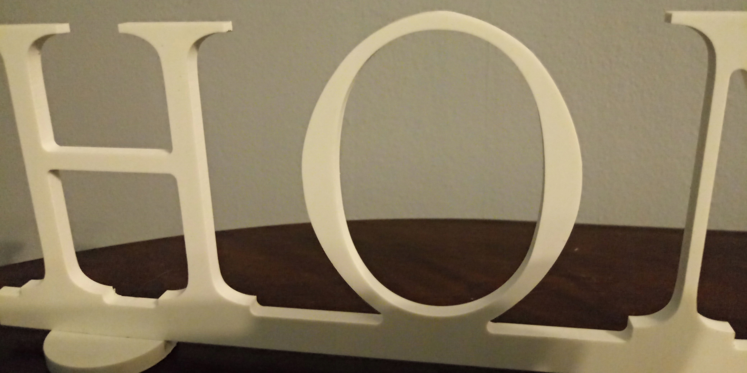 napis HOME stojący z tworzywa a nie drewno 35cm Materiał inny