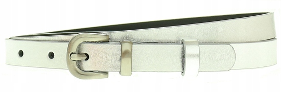 Pasek Dziewczęcy do sukienki spodni czarny KOLORY Rodzaj skórzany