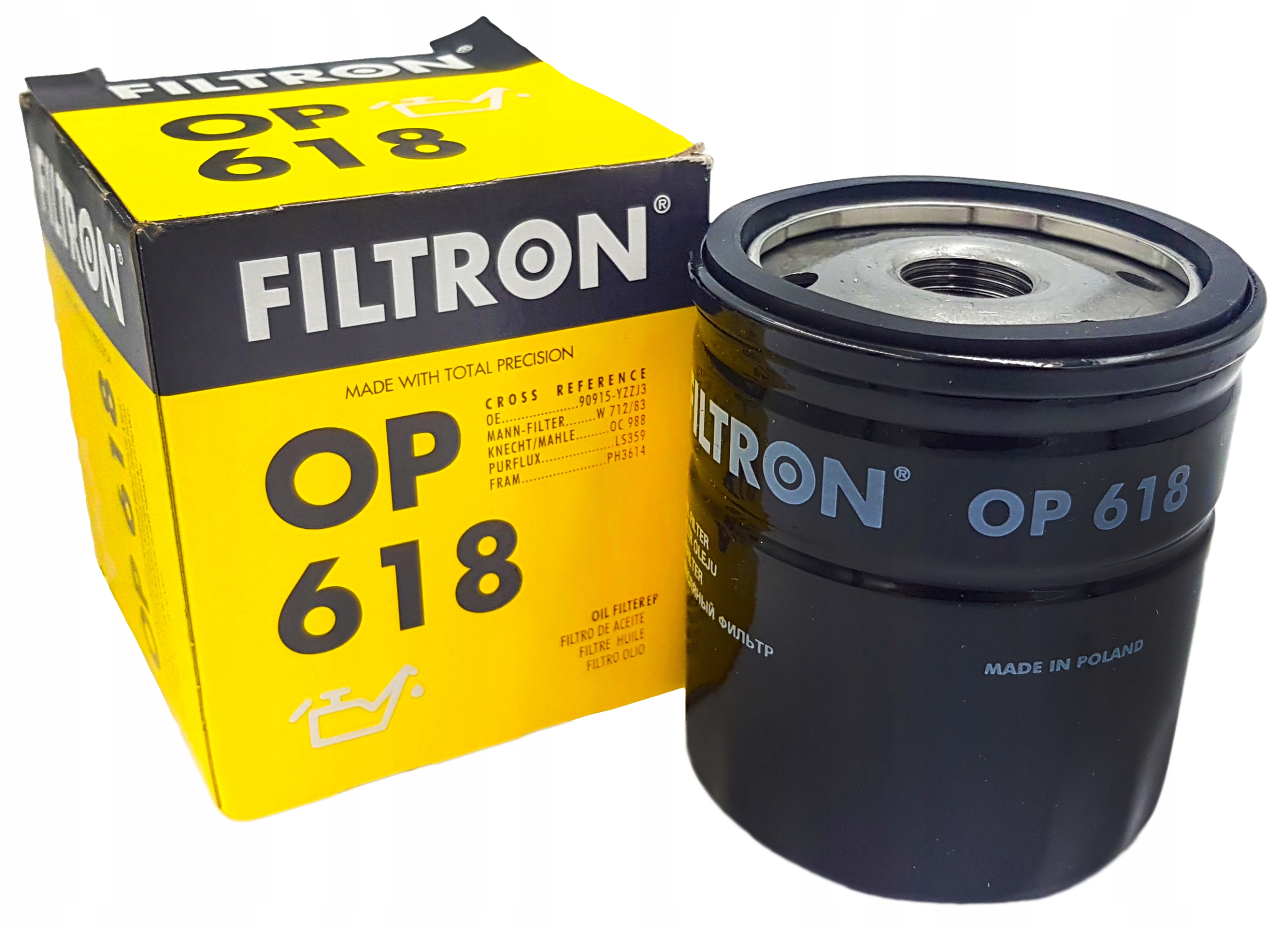 

Filtr Oleju Filtron Op 618 Do Toyota Land Cruiser