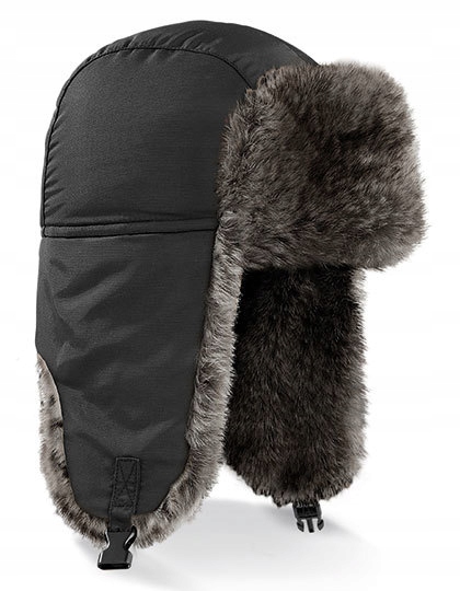 

Czapka Zimowa Uszatka Futrzana Sherpa Hat Ciepła