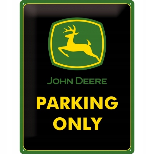 

Tablica szyld John Deere Parking Only metal 30x40
