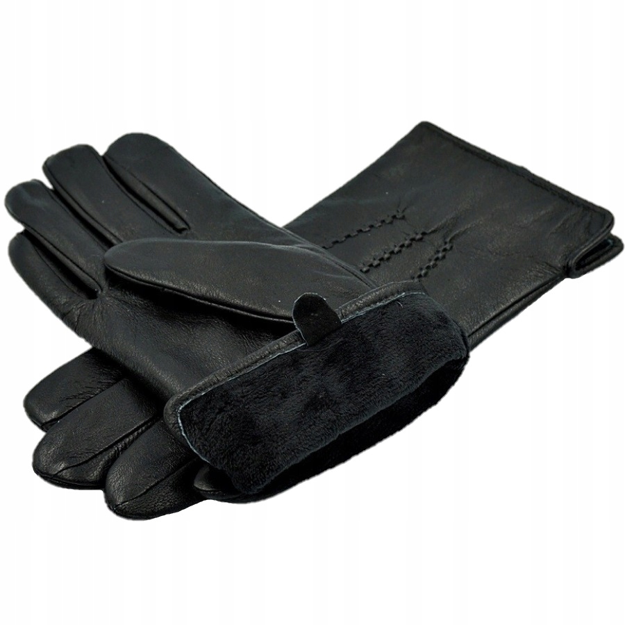 RĘKAWICZKI MĘSKIE SKÓRZANE OCIEPLANE SMARTFON L Marka Monita Stile