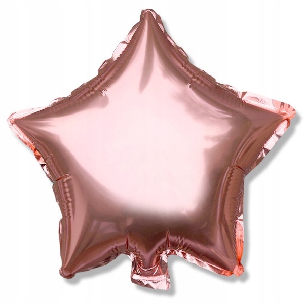 

Balon gwiazdka 25 cm Różowe złoto Rose Gold