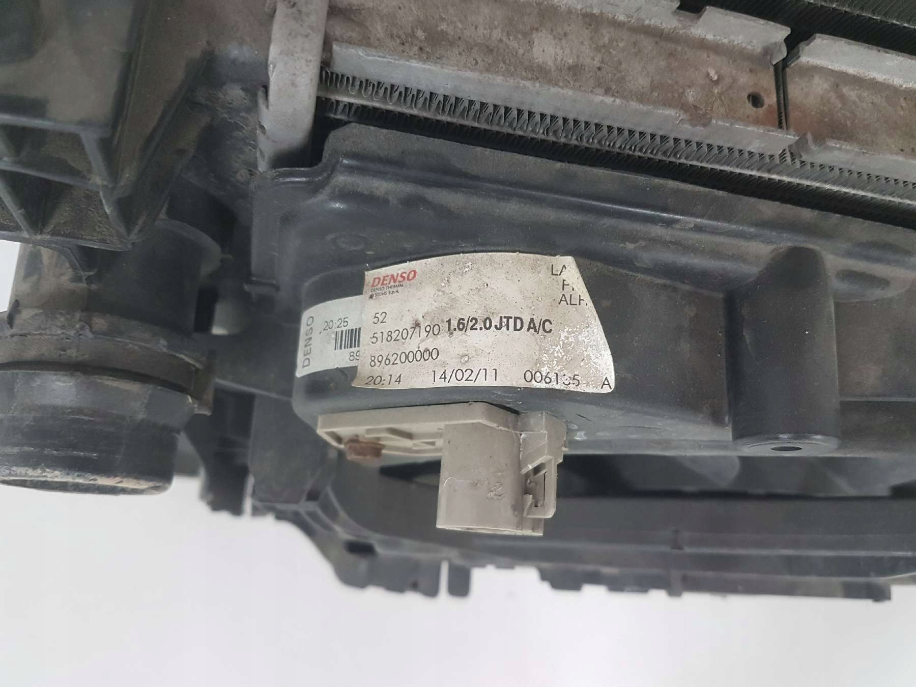 FIAT DOBLO II COMBO D 1.6JTD radiator KOMPLET