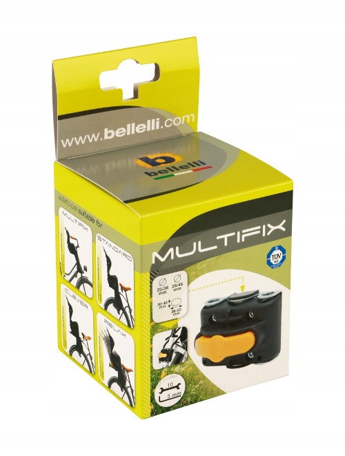 BELLELLI MULTIFIX UCHWYT ADAPTER MOCOWANIE SZYBKOZŁĄCZKA DO RAMY Kod producenta 01UFS10001