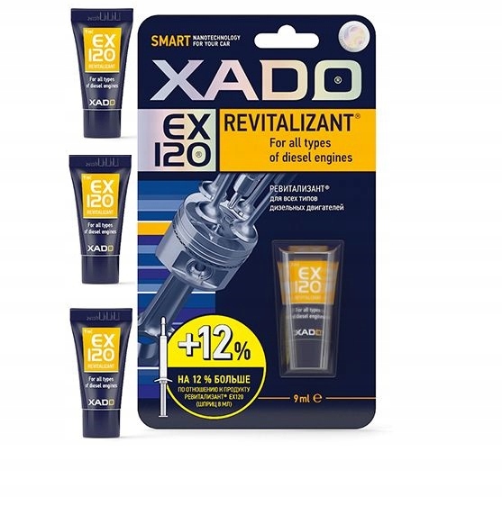 Přísada Do Oleje Xado EX120 Revitalizant Do Dieselového Motoru 3X9 ML Keramická