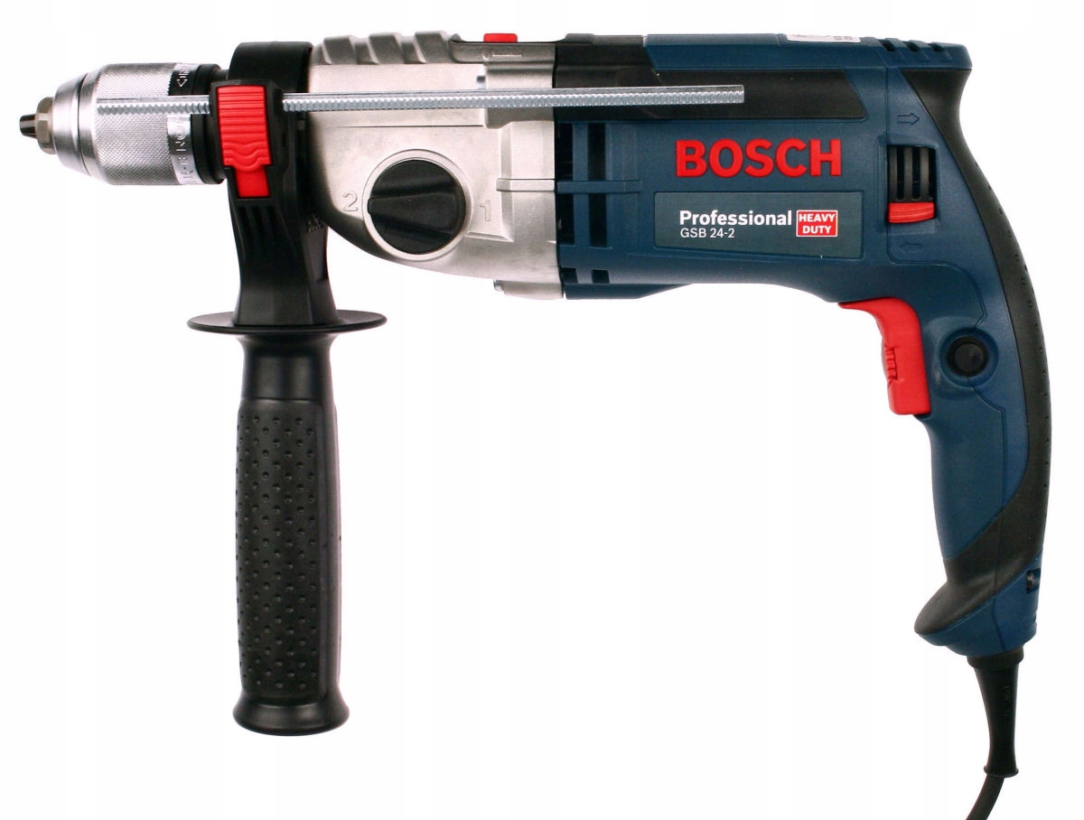 BOSCH Professional Wiertarka Udarowa GSB 24-2 1100W 40Nm z Akcesoriami — miniatura 8