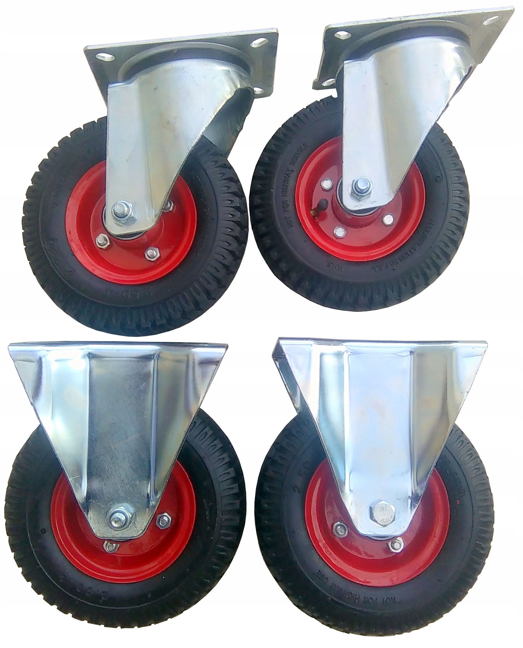 sada 4 ks nafukovacích koliesok 220 mm, koliesko