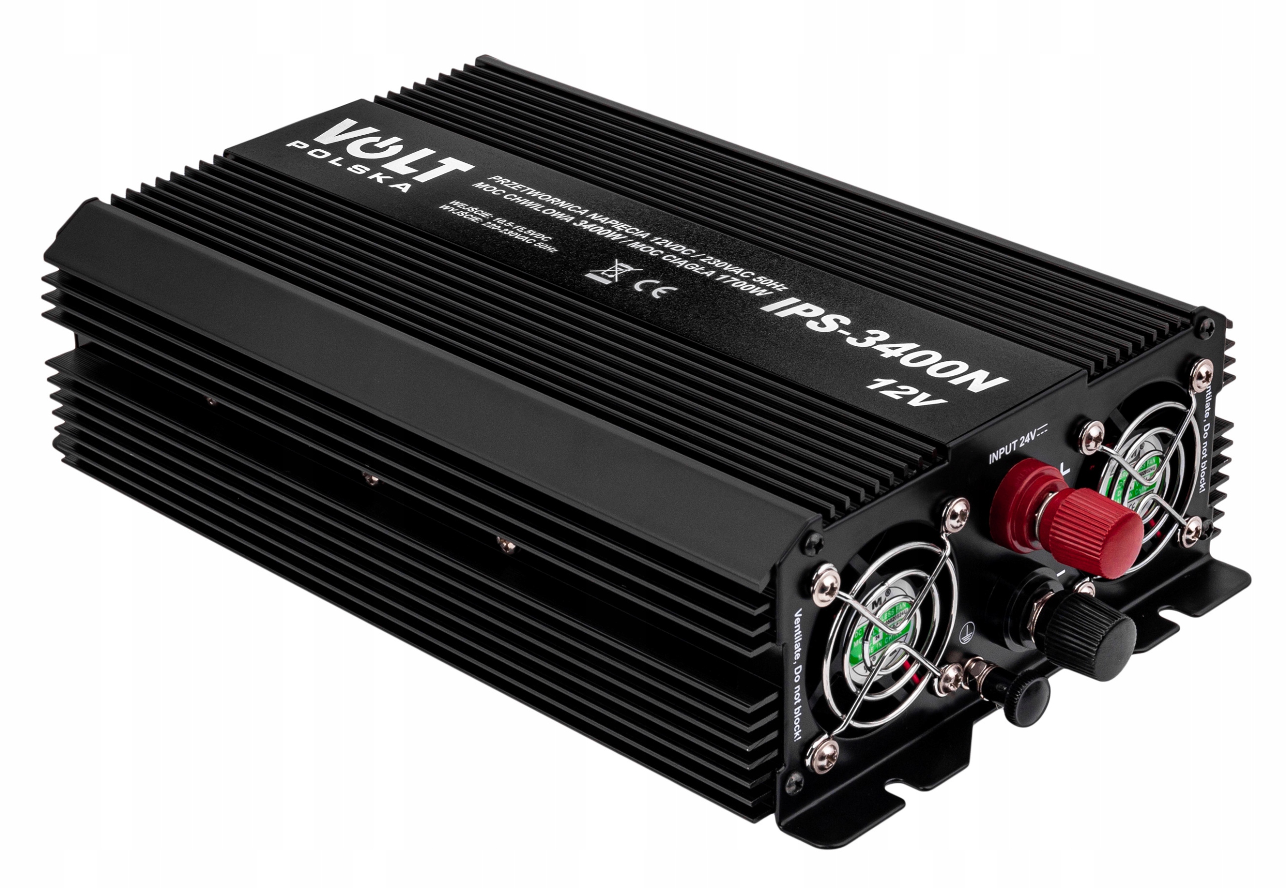 PRZETWORNICA 12V 230V SAMOCHODOWA NAPIECIA 3000W Net power 1700 W