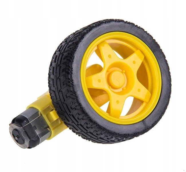Zestaw napędowy Tt D65 silnik dc 6v z kołem 65mm