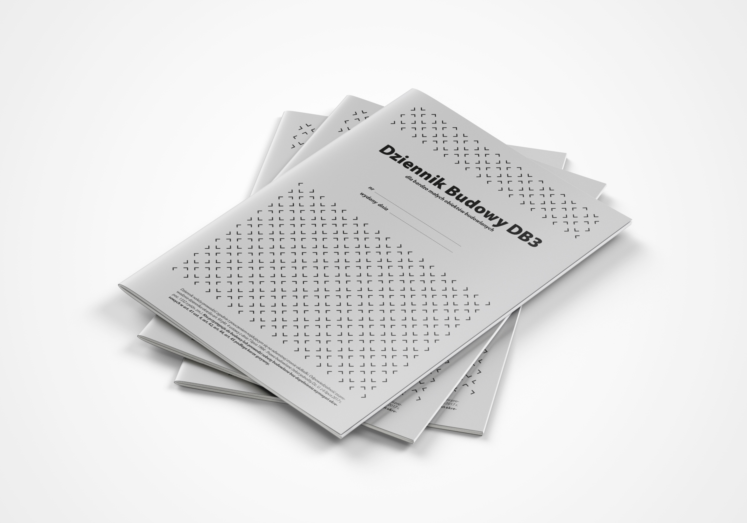 Dziennik Budowy DB3, 10 stron Kod producenta Db3