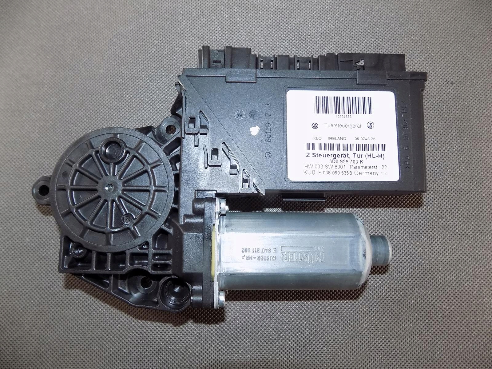 VW PHAETON mini motor windows left rear part 3D0959703K