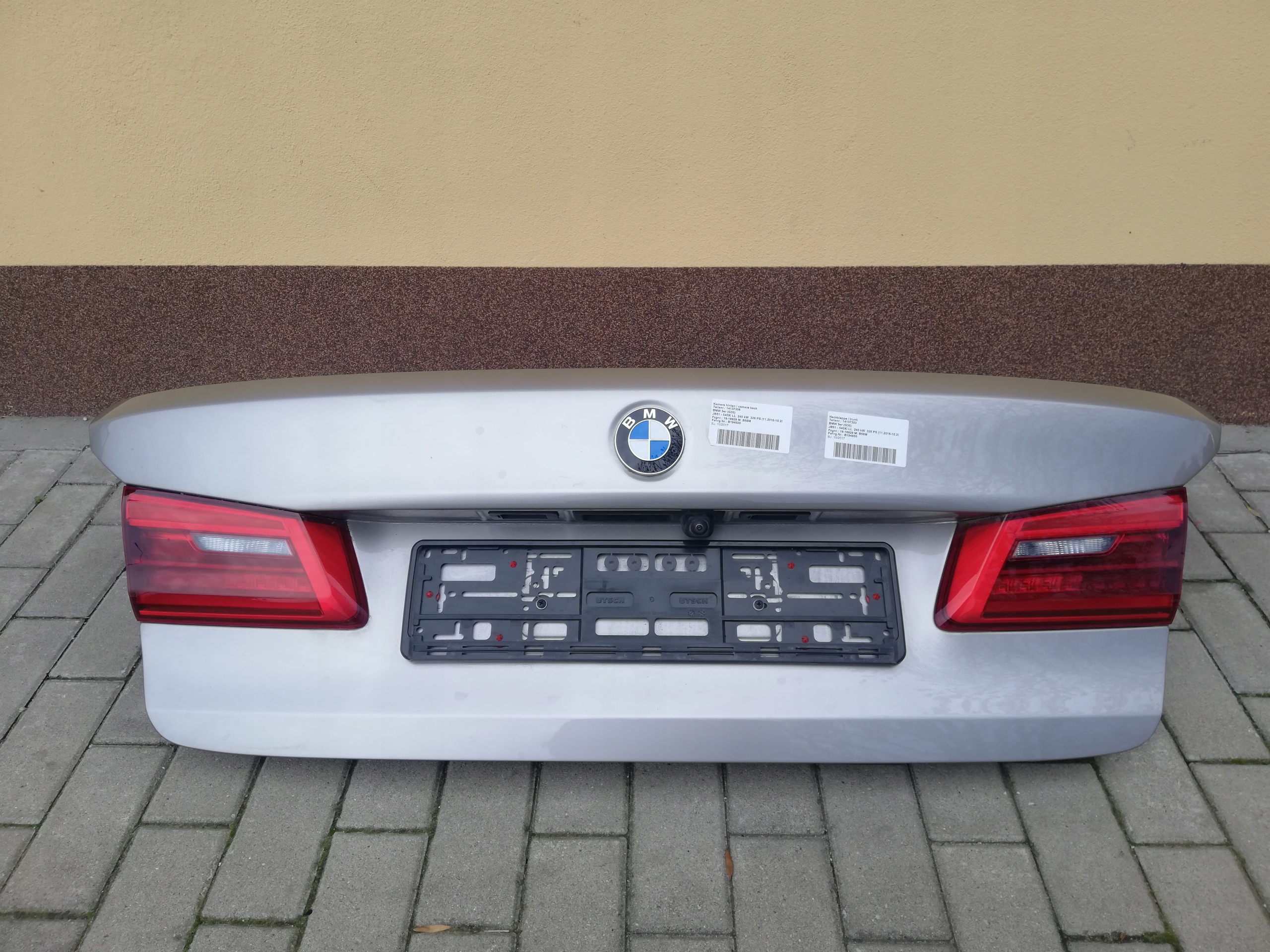 KLAPA TYLNA TYŁ BMW 5 G30 KOLOR A72