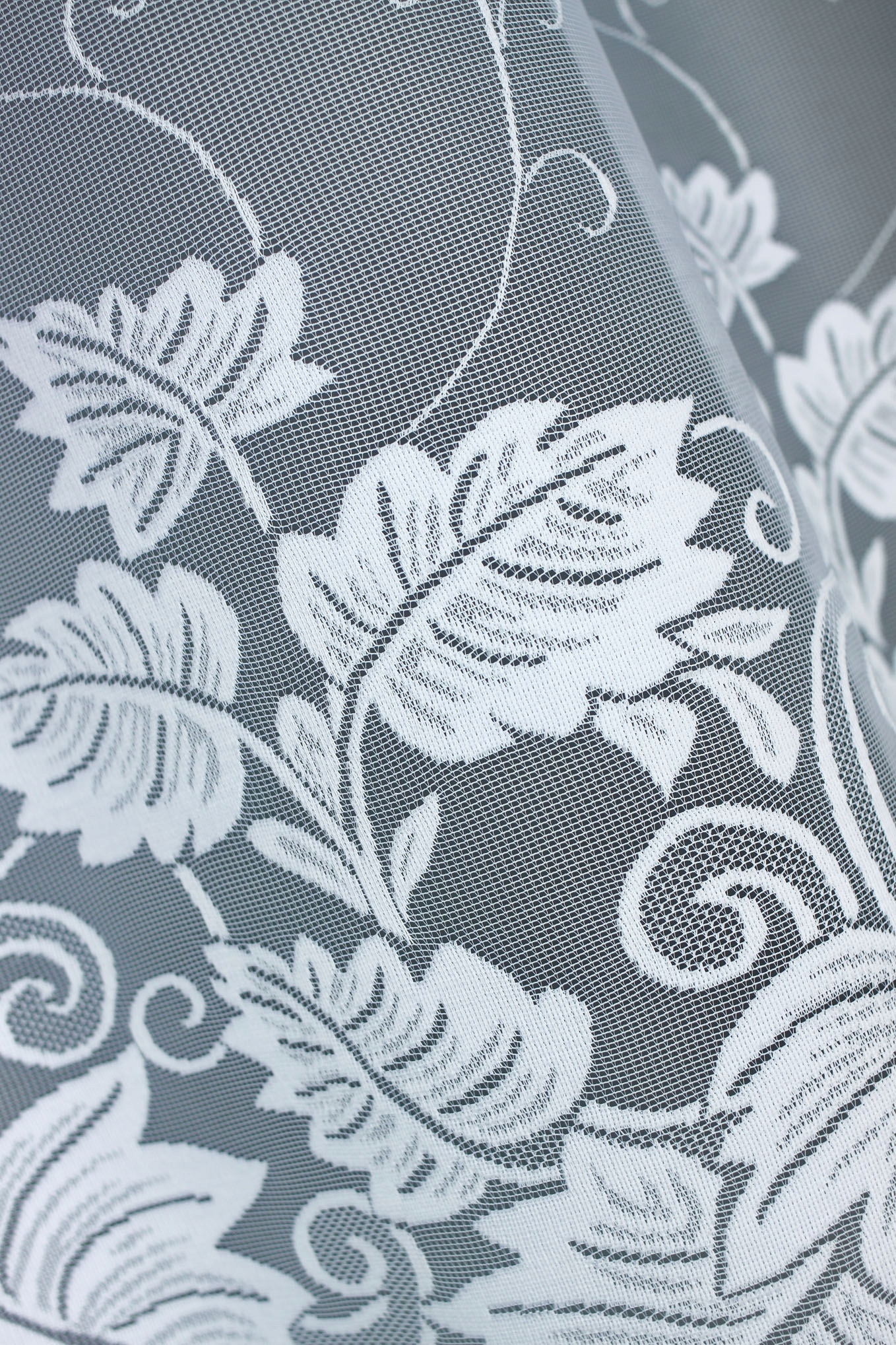 BIAŁA FIRANKA ŻAKARDOWA METRAŻOWA 30473 WYS 200